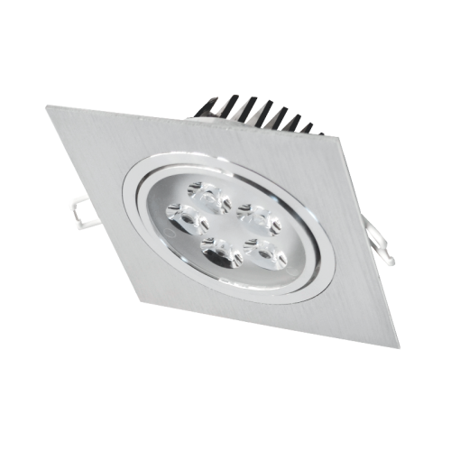 LENS SQUARE RECESSED METAL LED DOWNLIGHT